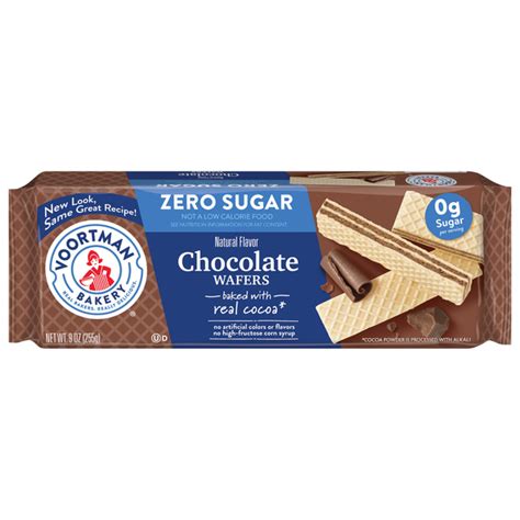 Save On Voortman Zero Sugar Chocolate Wafer Cookies Order Online