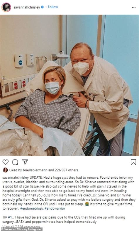 Update Savannah Chrisley Reveals Shes Having Her Third Surgery For Endometriosis Lipstick Alley