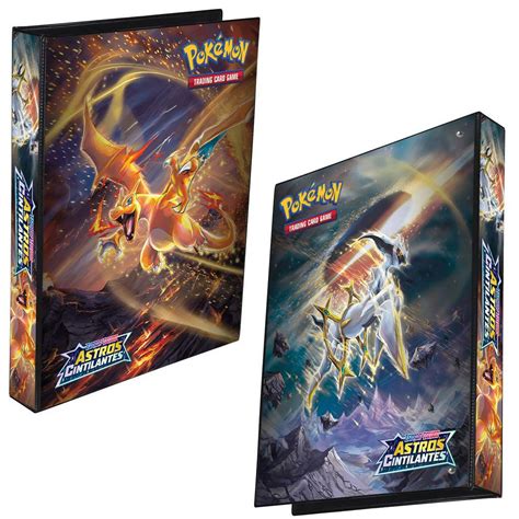 Pasta Fichário Álbum Pokémon Capa Dura A4 4 Argolas Aros Coleção