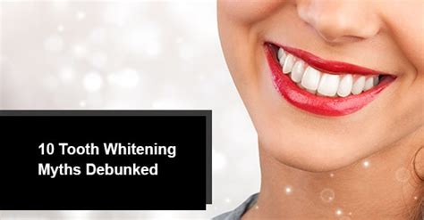 10 Tooth Whitening Myths Debunked Oakville Place Dental