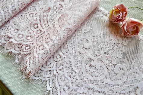 Pink Lace Fabric Shabby Chic Lace Lingerie Lace Pink Lingerie Lace