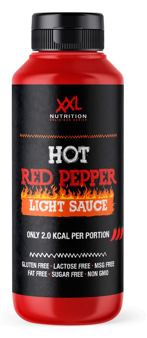 XXL Nutrition Light Saus Hot Red Pepper Per Pot 265 Ml