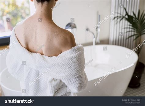 Back Rear View Woman Naked Shoulders Stock Photo Shutterstock