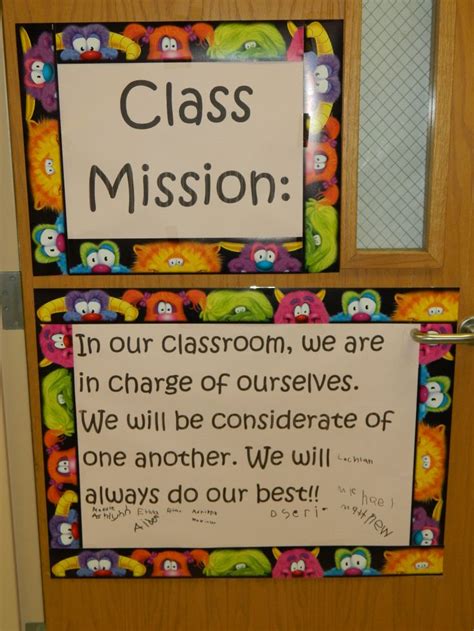 10 Best Classroom Mission Statements Images On Pinterest Classroom Mission Statement Mission