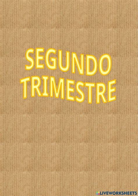 Ejercicio de Portada 2º trimestre Trimestre Caratulas para