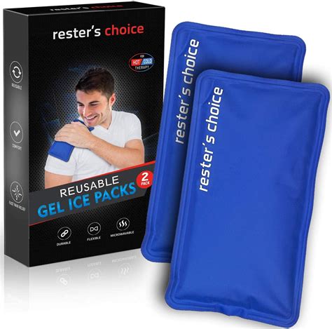 Gel Cold And Hot Packs 2 Piece Set 5x10 In Reusable Warm Or Ice Packs