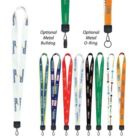 Custom Imprinted Smooth Dye Sublimation Lanyard With J Hook With Your