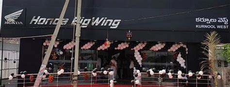 Honda 2wheelers India Inaugurates Bigwing In Kurnool Andhra Pradesh