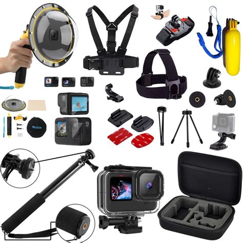 Kit Dome Pel Cula Gopro Hero Black Acessor Caixa Estanque Em