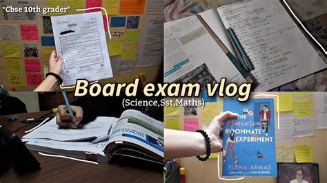 Final Board Exam Vlog Class Th Science Sst Maths Exam Vlog