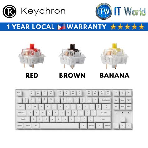 Keychron K Pro QMK VIA RGB Backlight Hot Swappable Wireless Mechanical Keyboard White