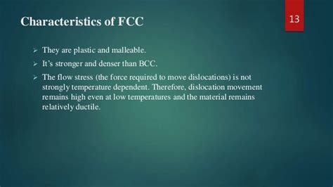 FCC structure