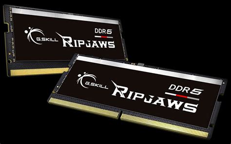 G Skill RipJaws Series SO DIMM 16 Go DDR5 4800 MHz CL34 F5