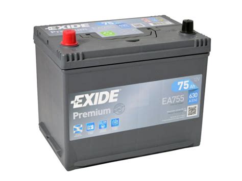 Akumulator Exide Premium 12V 75Ah 630A L EA755 Sklep Internetowy