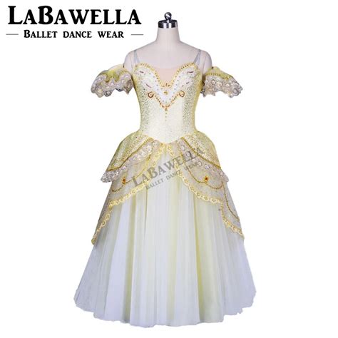 Gold Queen Yagp Competiton Ballet Tutu Dress Women Professional Ballet