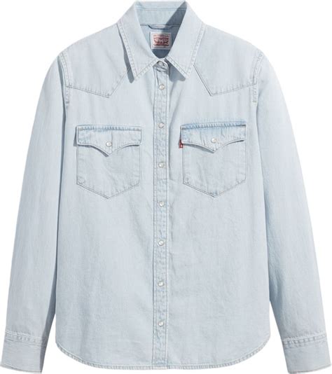 Рубашка Levis Women Ultimate Western Denim Shirt 86832 0000 купить за