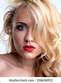 Portrait Passionate Sexual Blonde Studio Stock Photo Shutterstock