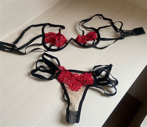 Conjunto Lingerie Luxo Lingerie Feminina Segredo Lacrado Usado