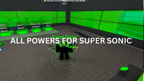 Super Sonic Power Showcase In Elemental Tycoon YouTube