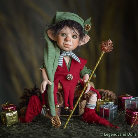 Elf Doll MÓric Porcelain Art Doll Фарфор