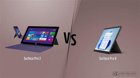 Surface Pro 2 Vs Surface Pro 8 Detailed Specs Comparison