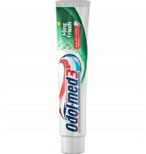 Odol Med High Toothpaste Fresh Mint Made In Germany X Ml Tubes