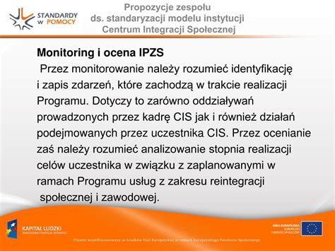 Ppt Tworzenie I Rozwijanie Standard W Us Ug Pomocy I Integracji