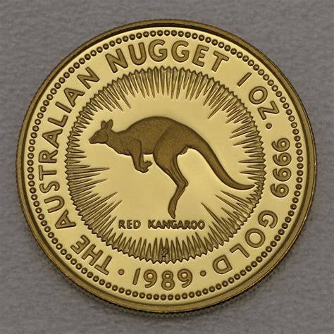 Goldmünze 1oz Känguru 1989 Proof Australien kaufen