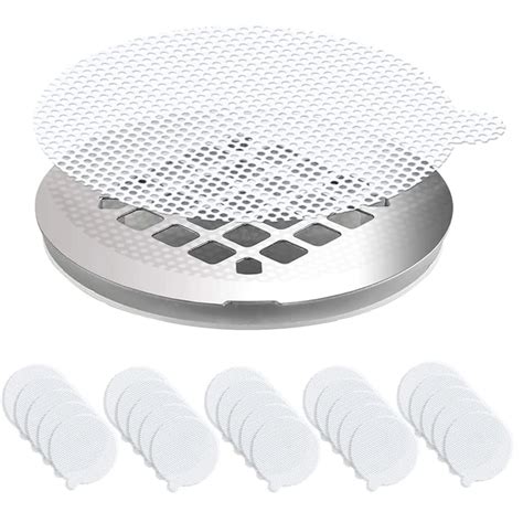 New Round Disposable Shower Drains Hair Catcher Mesh Stickers Bathroom