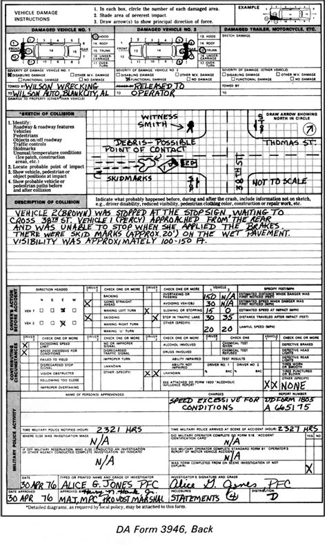 Car Accident Car Accident Reporting Form