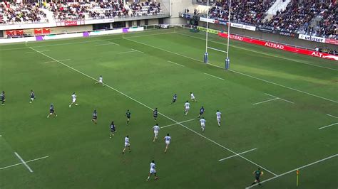 Top Essai De L O Coly Mhr Montpellier H Rault Rugby Aviron