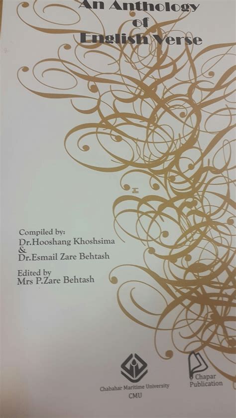 Pdf An Anthology Of English Verse