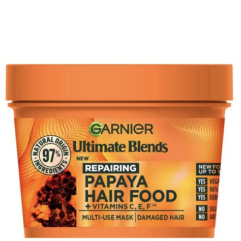 Garnier Ultimate Blends Hair Food Papaya 3 In 1 Damaged Hair Mask