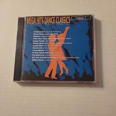 Various Mega Hits Dance Classics Vol 7 CD Kool The Gang Tavares