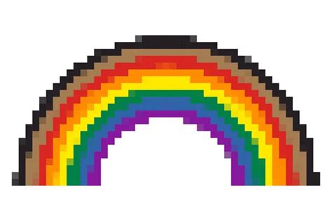 Pixel Art Rainbow Stock Photos Royalty Free Pixel Art Rainbow Images
