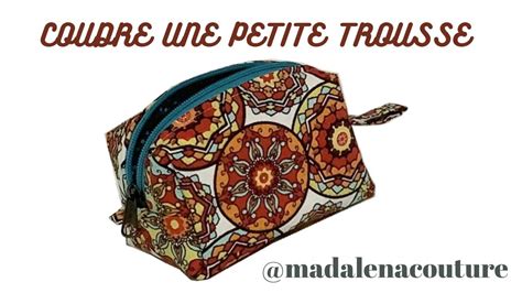 Coudre Une Petite Trousse Sans Biais Tuto Couture Madalena Trousse