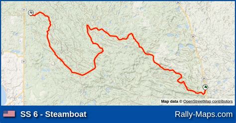 Ss 6 Steamboat Stage Map Ojibwe Forests Prorally 2004 🌍 Rally