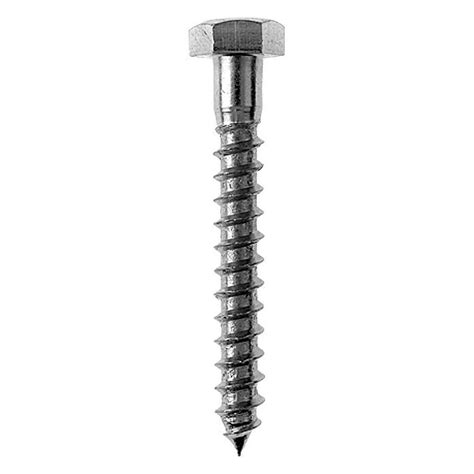 Profi Depot Tornillo para madera VZ con cabeza hexagonal Ø x L 8 x 60