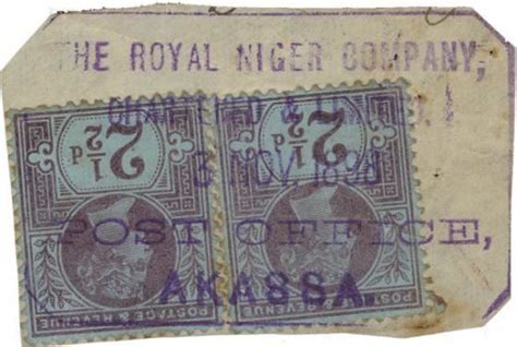 Postage Stamps And Postal History Of The Niger Territories Alchetron