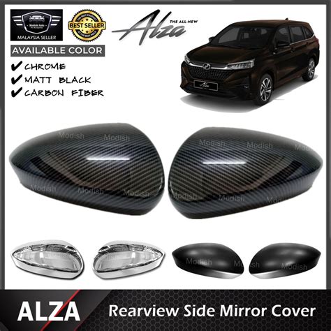 Modish Perodua New Alza Car Rearview Side Mirror Cover Pcs