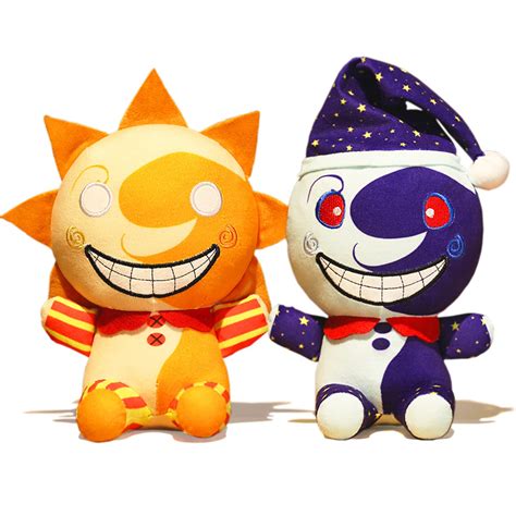 Buy Sundrop And Moondrop Cartoon Plush Fnaf Security Breach Plush Clown Figure And Collection