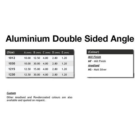 Double Sided Aluminium Angle 10mm X 12 5mm X 3m Pearl White Kims