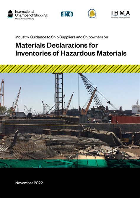 Materials Declarations For Inventories Of Hazardous Materials