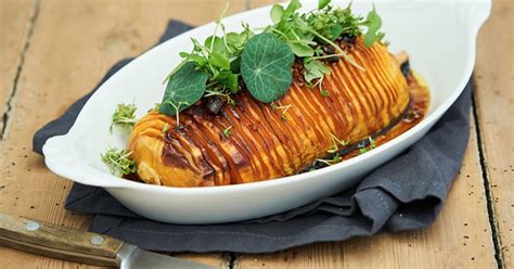 Hasselback Butternut Gresskar Kikkoman