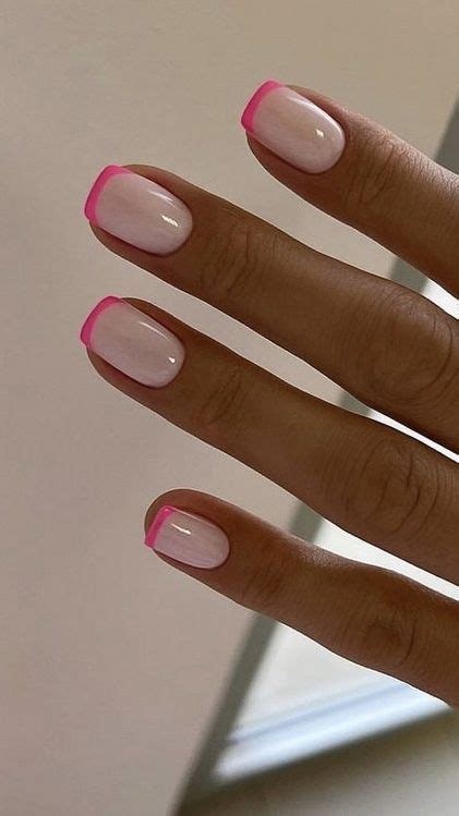 15 Short Summer Nails Youll Love 2024 Streetstylis Pink Toe Nails