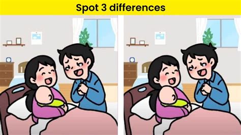 Spot The Difference Can You Spot 3 Differences Between A Couples Photos In 12 Seconds