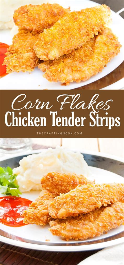 Cornflake Chicken Tenders - The Crafting Nook