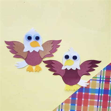 Bald Eagle Craft with Free Printable Template