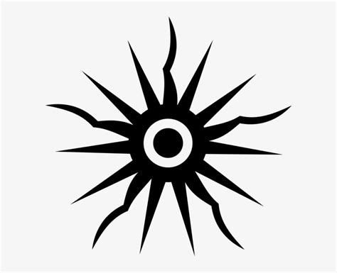 Order Of The Black Sun Logo Star Tribal Transparent Png Image