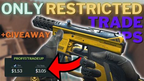 The MOST Profitable RESTRICTED Trade Ups CS2 Trade Ups GIVEAWAY